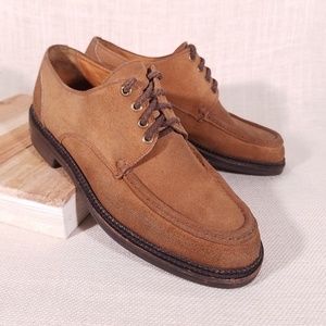 Cole Haan Tan Suede Heavy Duty Work Oxfords